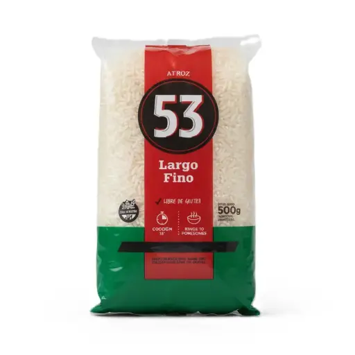 ARROZ LARGO FINO 53 500GR