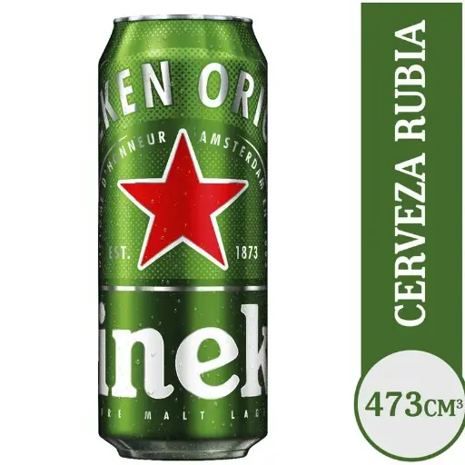 CERVEZA HEINEKEN LATA 473CC 