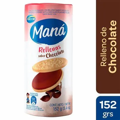 GALLETITAS MANA RELLENAS CHOCOLATE 165GR