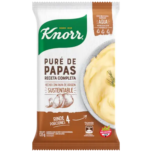 PURE DE PAPAS LISTO KNORR RECETA COMPLETA