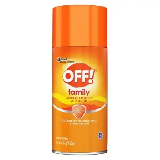 REPELENTE OFF FAMILY AEROSOL 165GR