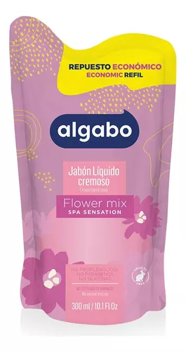 JABON LIQUIDO ALGABO FLOWER MIX 300ML
