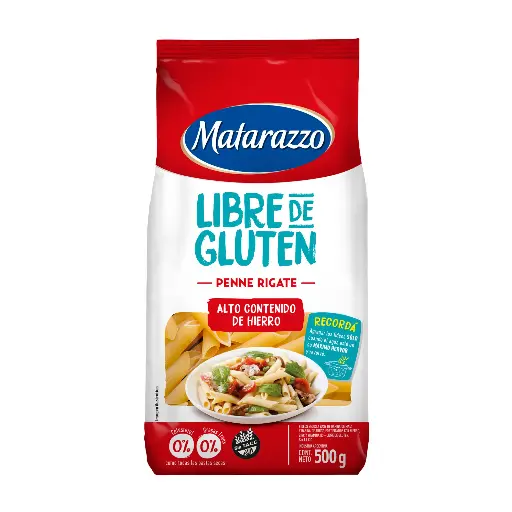 FIDEOS SIN GLUTEN MATARAZZO RIGATTI 500GR