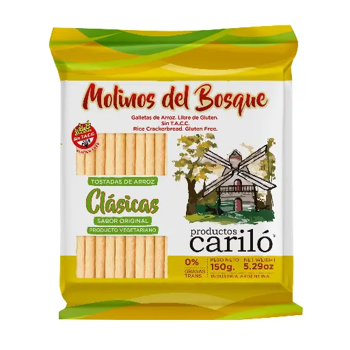 TOSTADAS DE ARROZ CLASICAS MOLINOS DEL BOSQUE