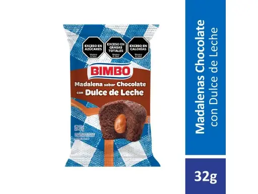 MAGDALENAS BIMBO CHOCOLATE CON DULCE DE LECHE 1UN