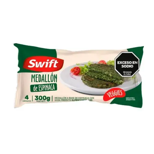 MEDALLON ESPINACA VEGGIES SWIFT 300GR