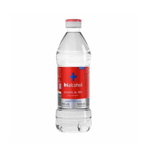 ALCOHOL ETILICO BIALCOHOL 70% NVO 500CC