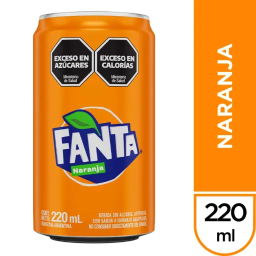 GASEOSA FANTA NARANJA LATA 220CC