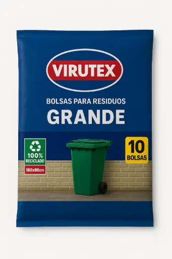 BOLSA DE CONSORCIO VIRUTEX PLANAS 80X110 10UN