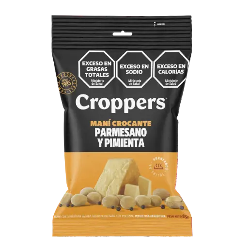 MANI CROCANTE CROPPERS PARMESANO 85GR