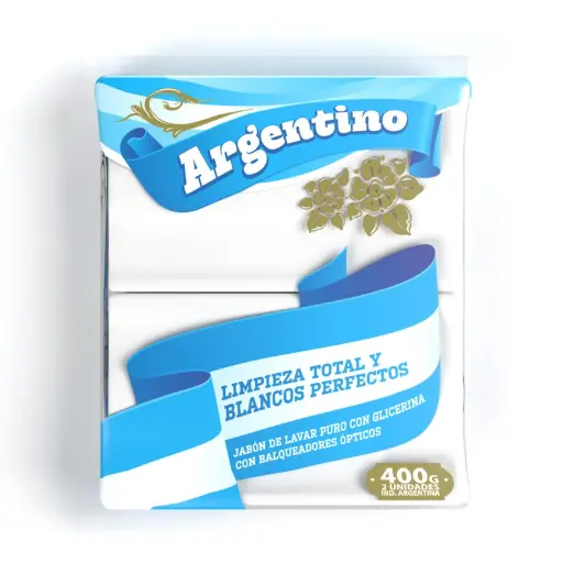 JABON EN PAN ARGENTINO 2 X 200GR