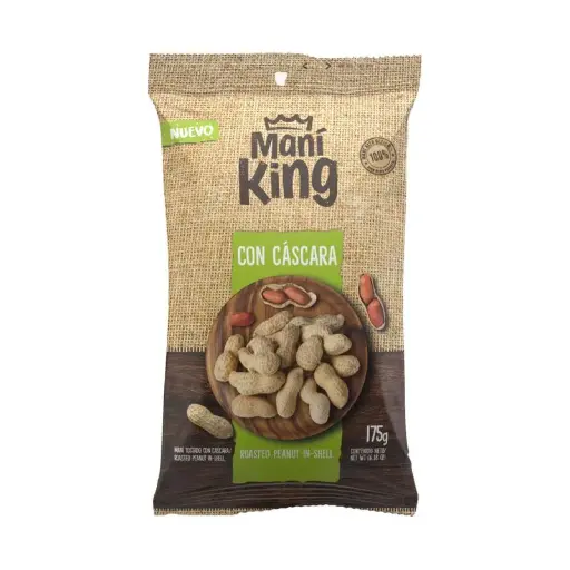 MANI TOSTADO KING CON CASCARA 175GR