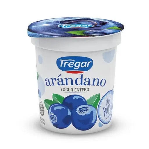 YOGURT ENTERO TREGAR FRUTADO ARANDANOS 160GR