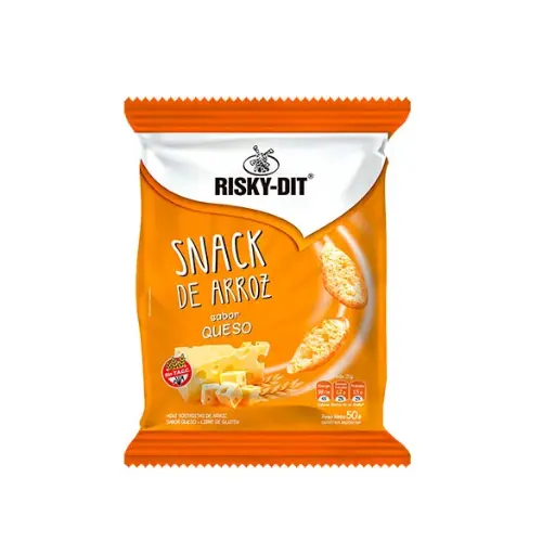 SNACK DE ARROZ RISKY DIT QUESO 50GR