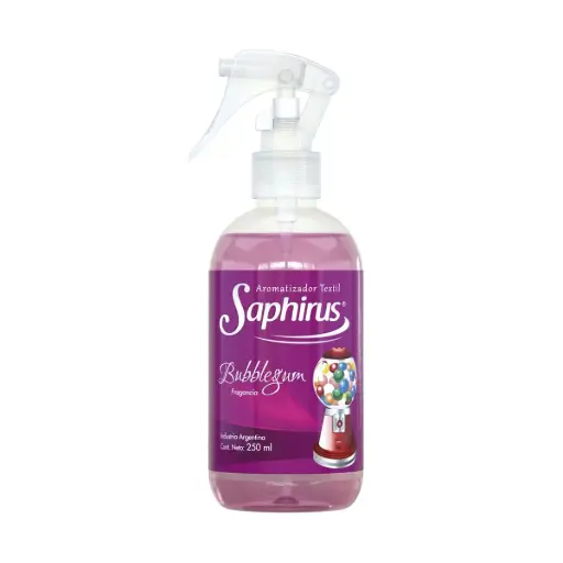 AROMATIZADOR TEXTIL SAPHIRUS  BUBLEEGUM X250 ML  