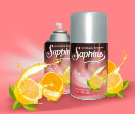 AROMATIZANTE DE AMBIENTE EN AEROSOL SAPHIRUS LINAH 280 ML  