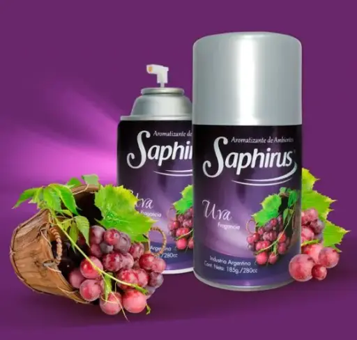 AROMATIZANTE DE AMBIENTE EN AEROSOL SAPHIRUS UVA 280 ML