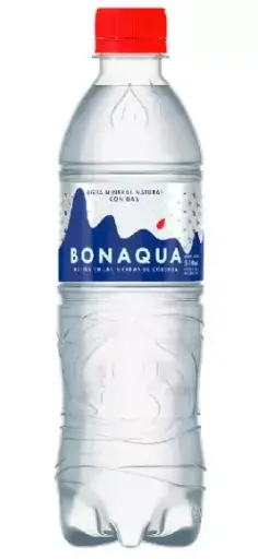 AGUA CON GAS BONAQUA 500ML