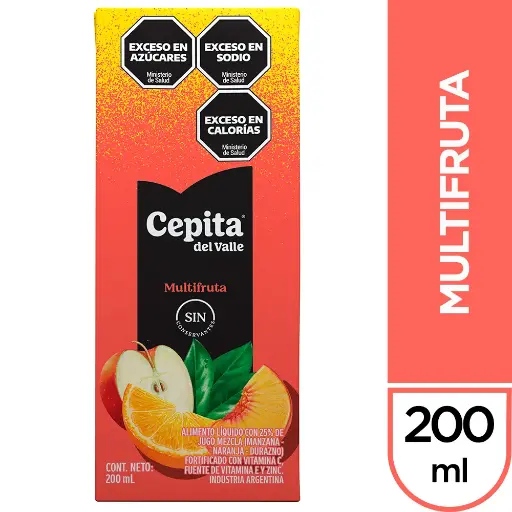 JUGO CEPITA MULTIFRUTA 200ML