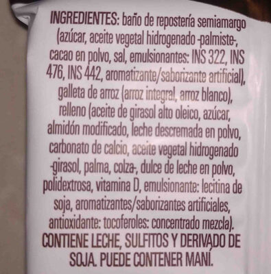 Chocoarroz Dulce De Leche
