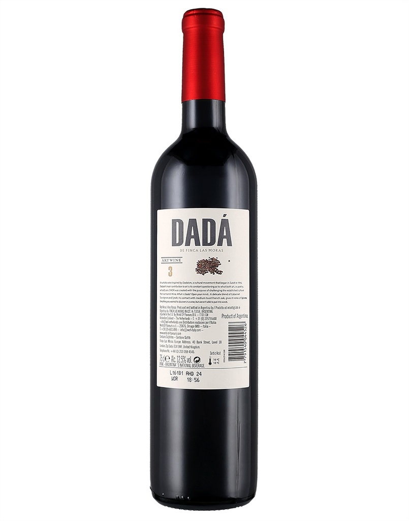 VINO TINTO DADA ART MALBEC 750CC
