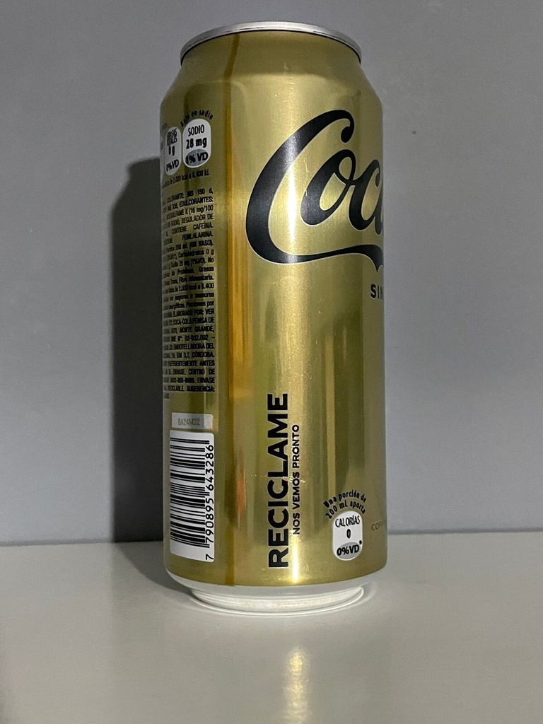 GASEOSA COCA COLA LATA S/AZUCAR EDICION MUNDIAL 354CC