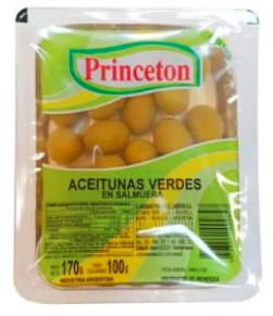 ACEITUNAS VERDES PRINCETON 100GR