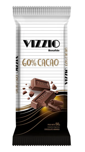 CHOCOLATE VIZIO TABLETA 60% CACAO  90GR