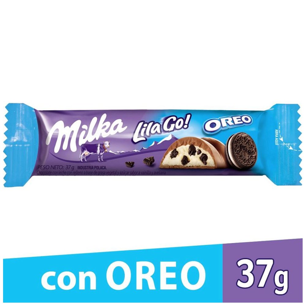 CHOCOLATE MILKA LILA GO OREO