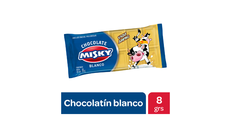 CHOCOLATIN MISKY BLANCO 8GR