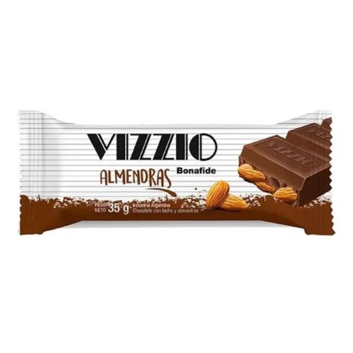 CHOCOLATE VIZIO BONAFIDE CON ALMENDRAS 35GR