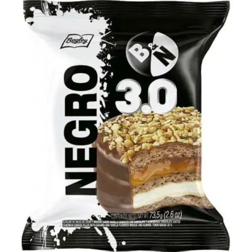 ALFAJOR BAGLEY TRIPLE B&N NEGRO 3.0