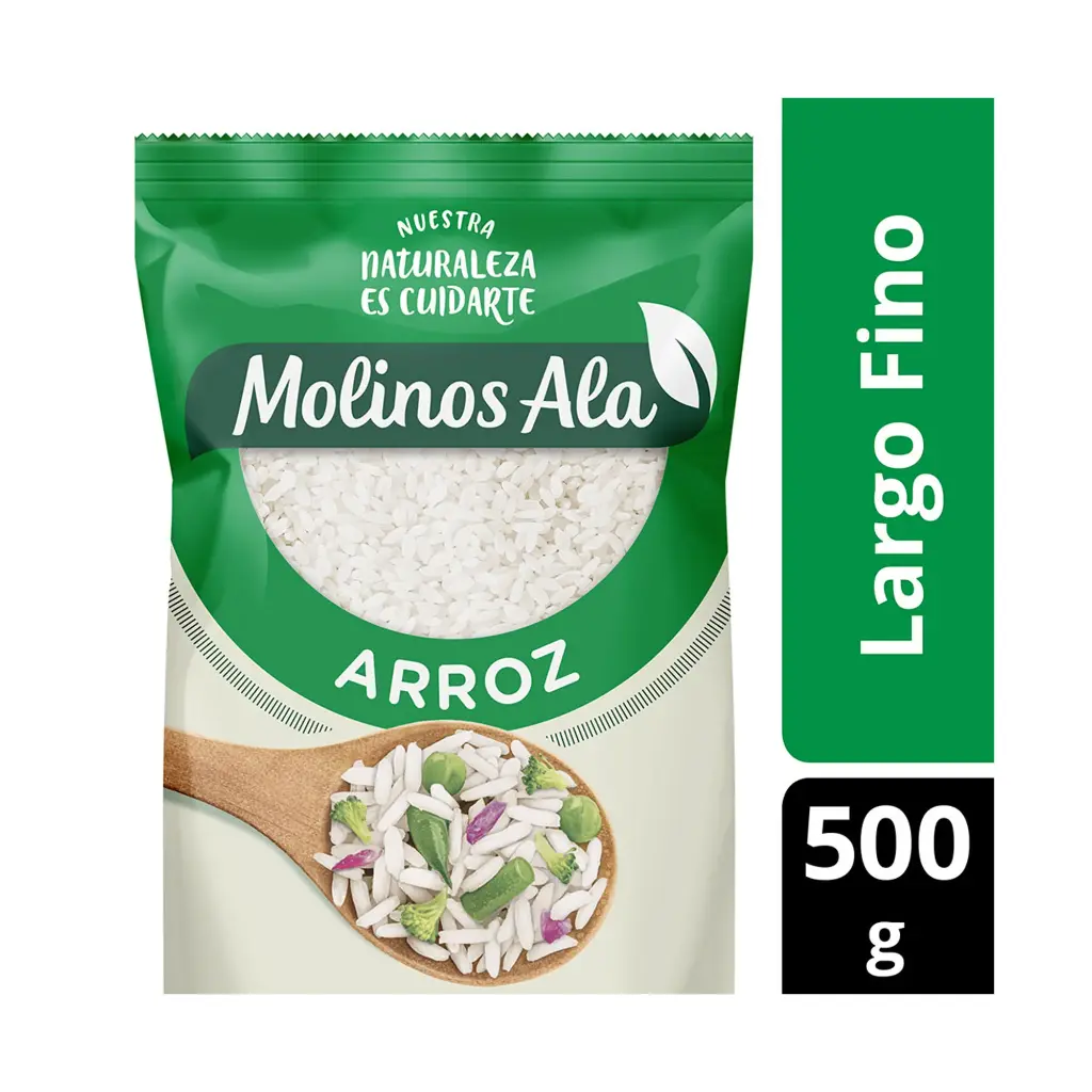 ARROZ LARGO FINO MOLINOS ALA 500GR