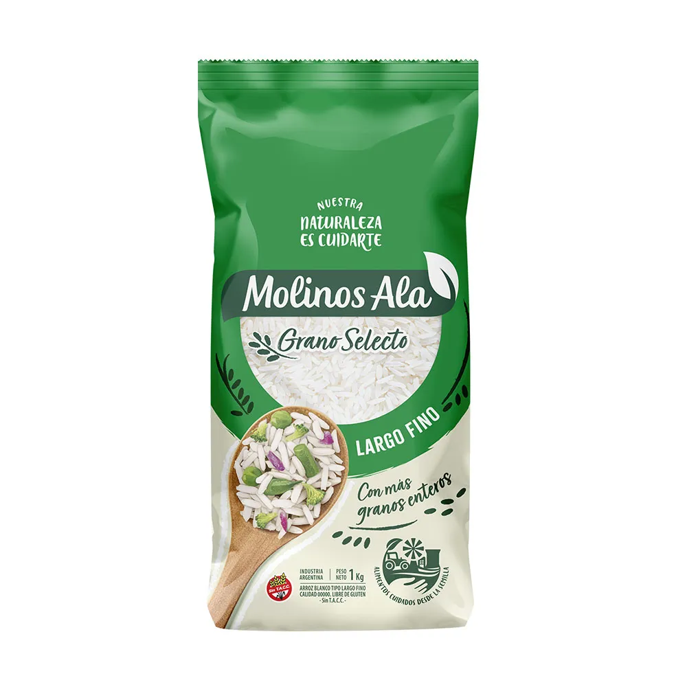 ARROZ LARGO FINO MOLINOS ALA 1KG