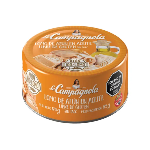 LOMO DE ATUN LA CAMPAGNOLA EN ACEITE 170GR