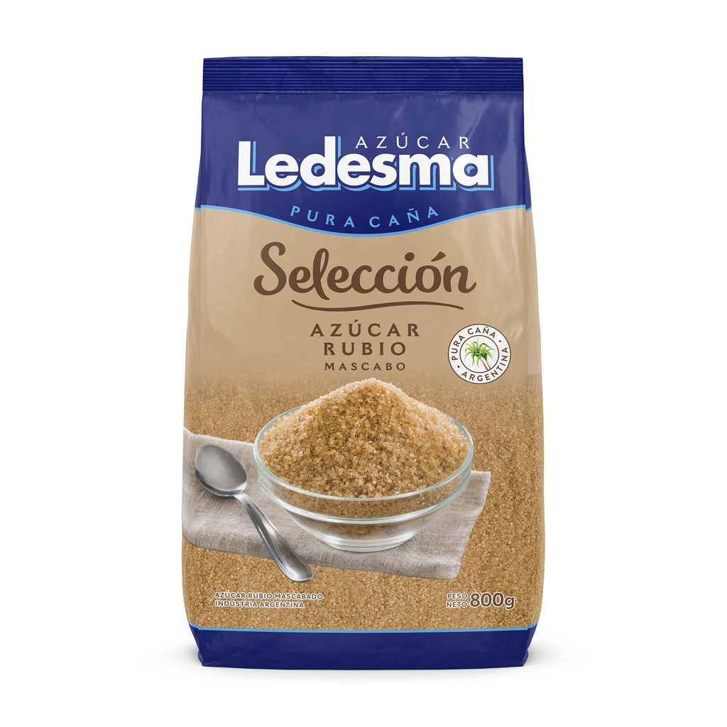 AZUCAR MASCABO LEDESMA RUBIO 800GR
