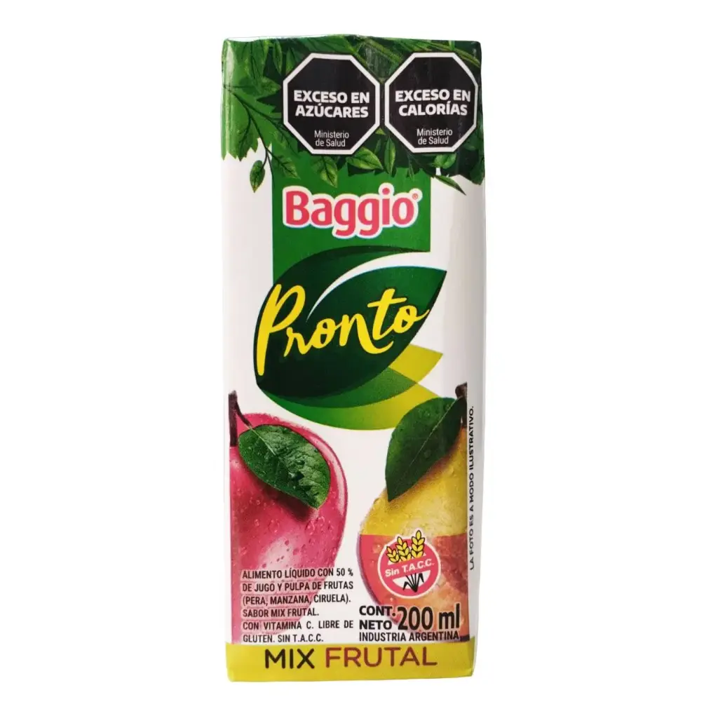 BAGGIO PRONTO MIX FRUTAL 200CC