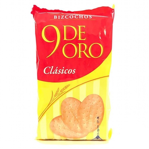 BIZCOCHOS SALADOS 9 DE ORO CLASICOS 215GR