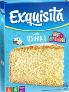 BIZCOCHUELO EXQUISITA SABOR VAINILLA 540G
