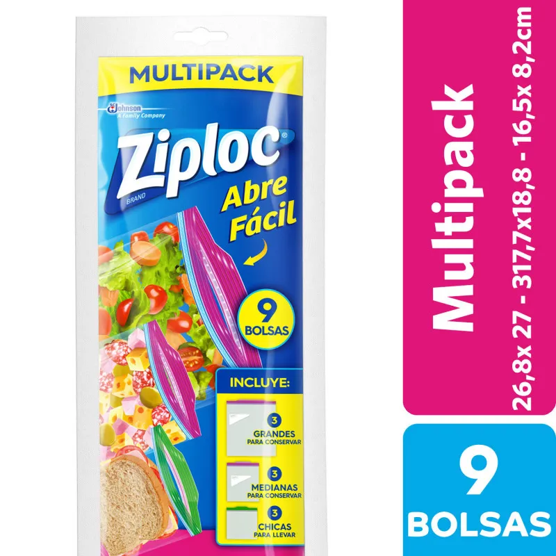 BOLSA ZIPLOC MULTIPACK