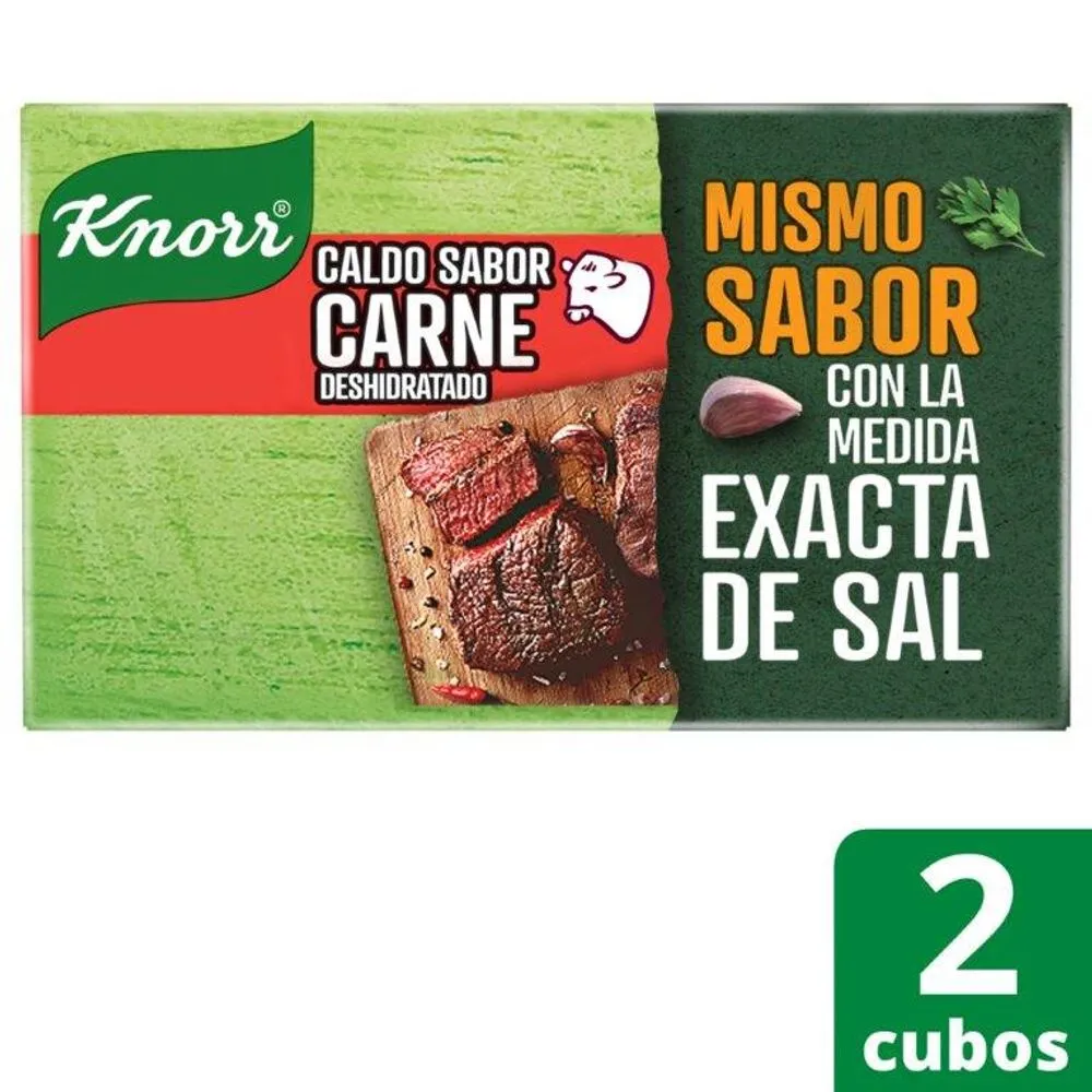 CALDO DE CARNE KNORR X2U