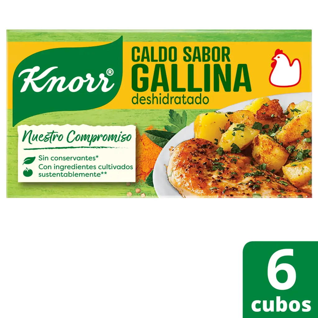 CALDO DE GALLINA KNORR 6U
