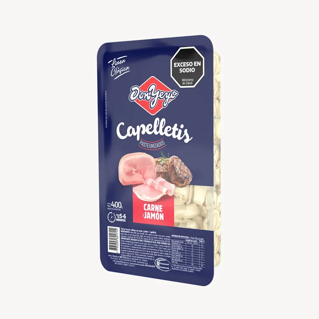 CAPPELLETTIS DON YEYO CON CARNE Y JAMON 500GR