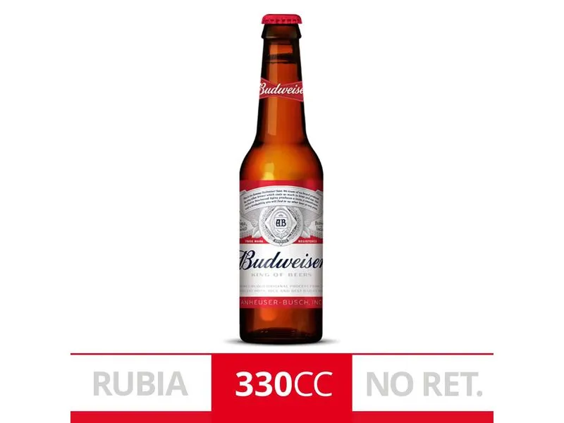CERVEZA BUDWEISER PORRON 355CC
