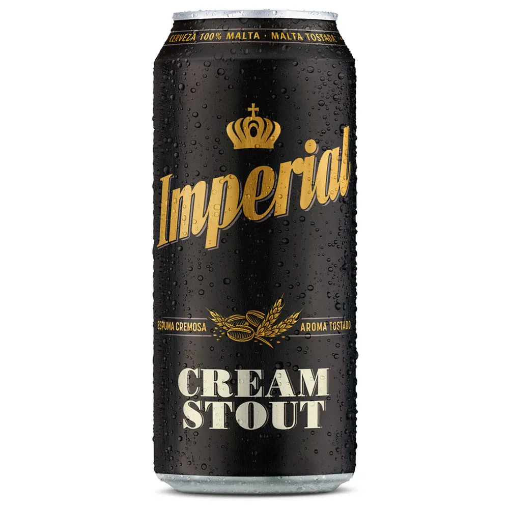 CERVEZA IMPERIAL CREAM STOUT LATA 473CC