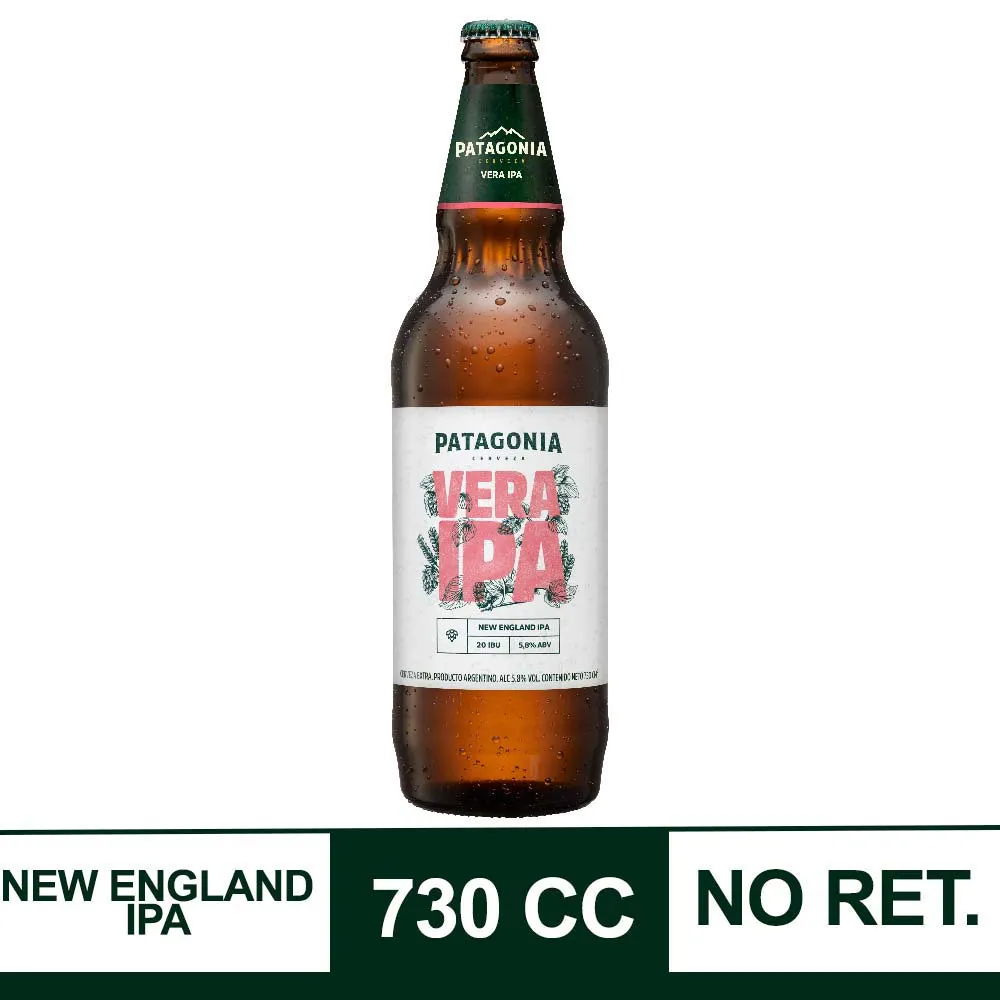 CERVEZA PATAGONIA VERA IPA 730CM3