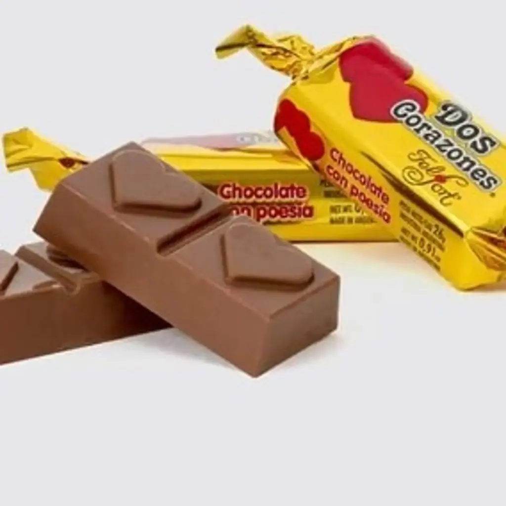 CHOCOLATE DOS CORAZONES 26GR