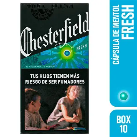 CIGARRILLOS CHESTERFIELD BLUE MOTION BOX 12
