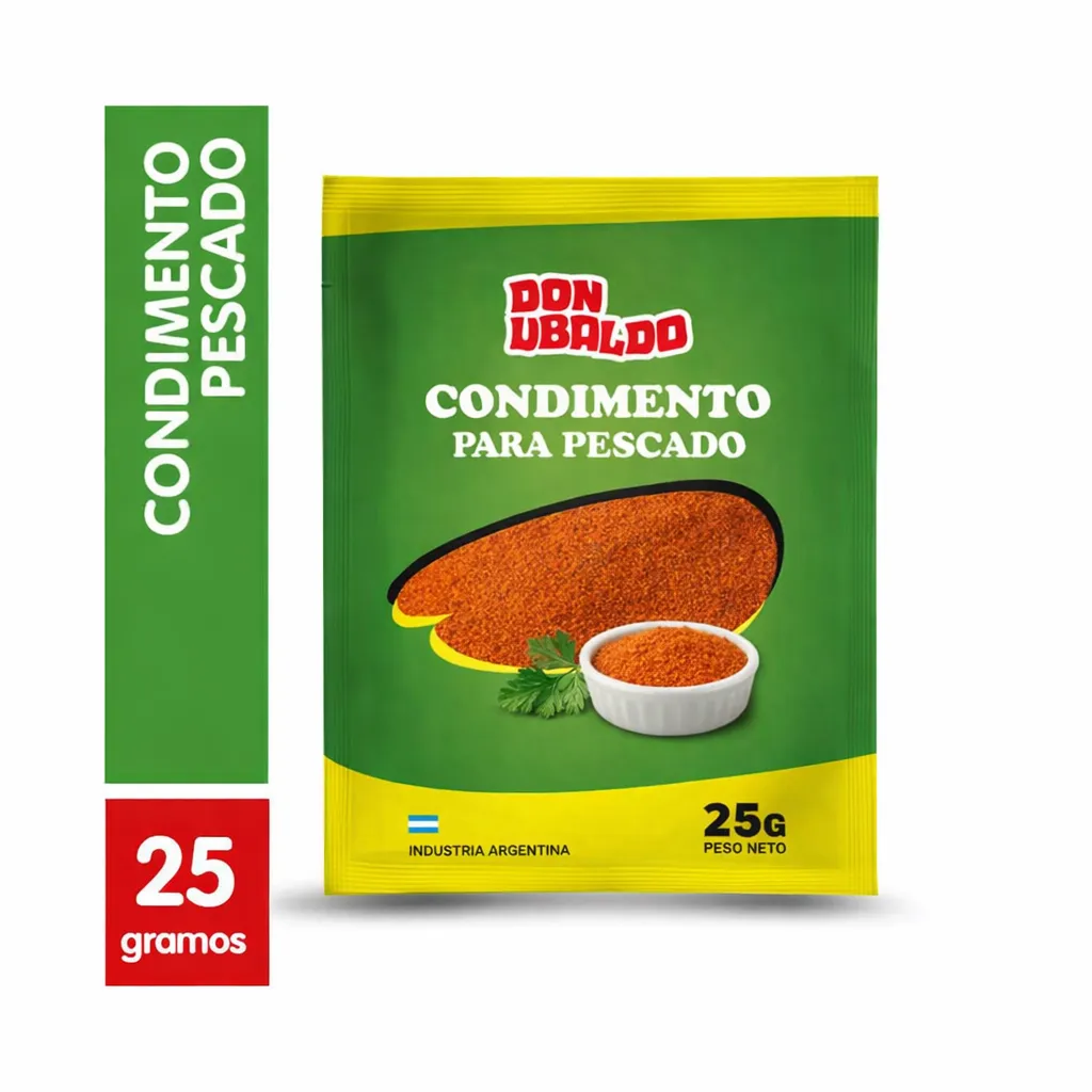 CONDIMENTO PARA PESCADO DON UBALDO 25GR