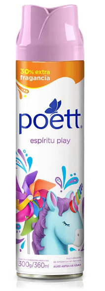 DESODORANTE DE AMBIENTE POETT ESPIRITU PLAY 360CC